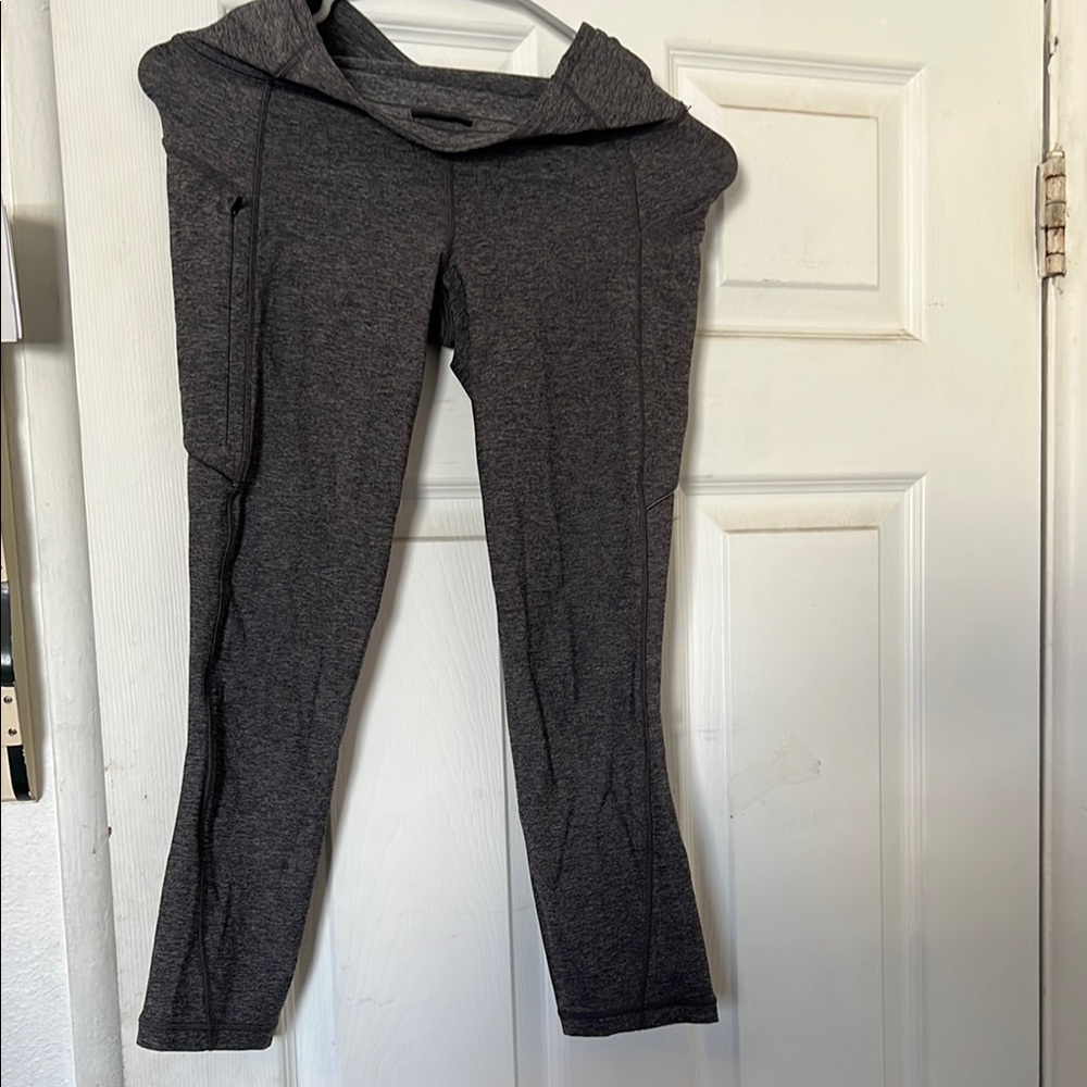Lululomen Dark Gray Athletic Leggings